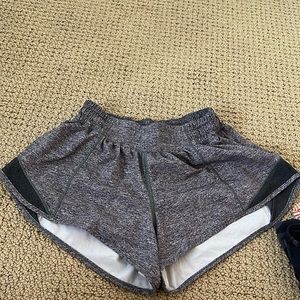 Lululemon grey hotty hot shorts